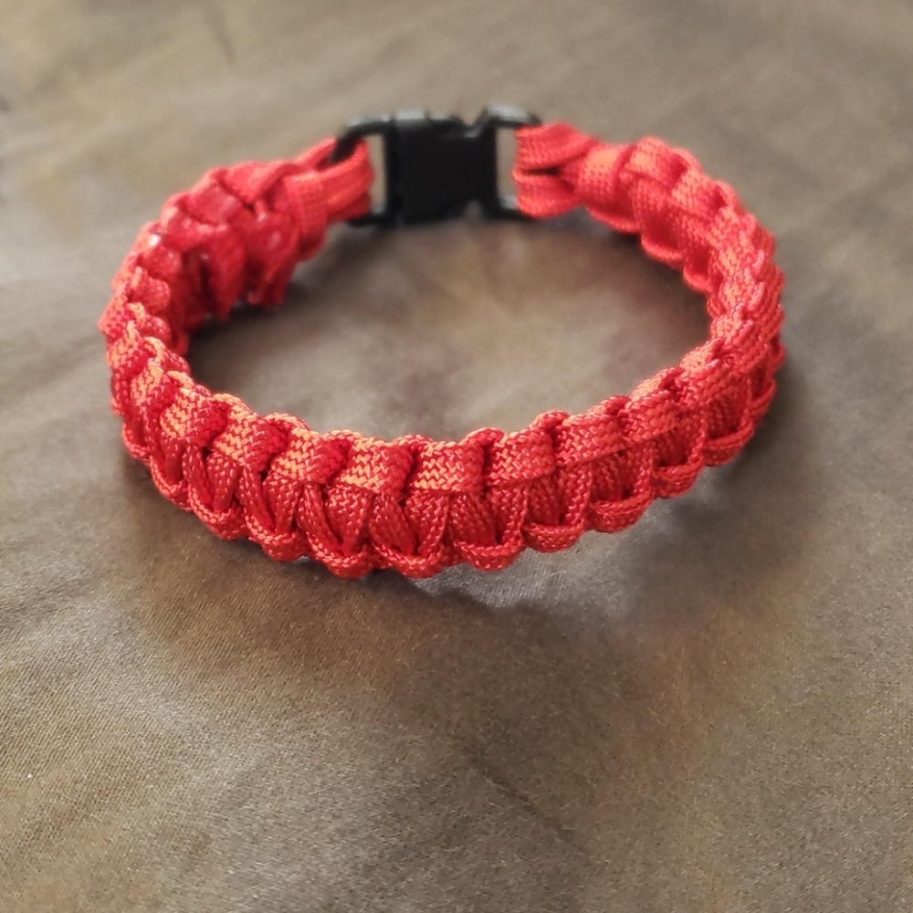 Red Paracord Bracelet